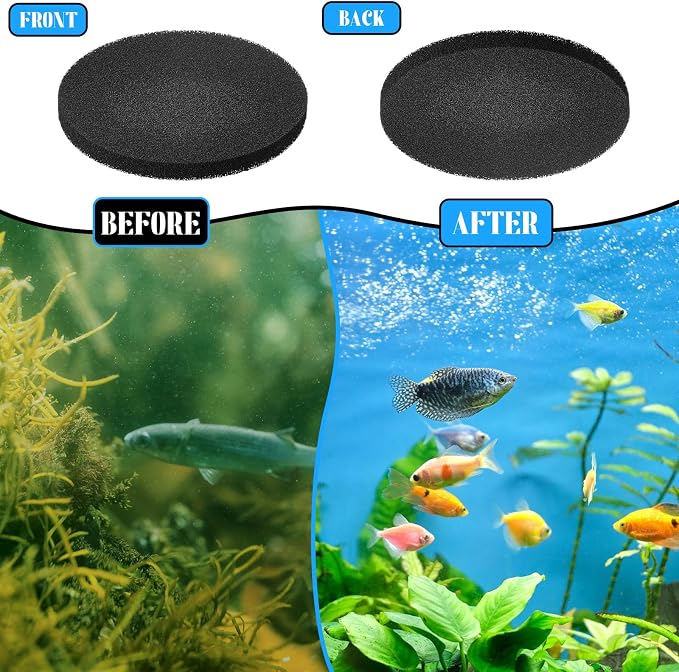 Timgle 20 Pcs Fx4 Carbon Filter Pads Carbon Foam Compatible - Image 3