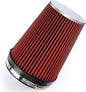 6" 152mm Cold Air Intake Filter Clamp-On Replacement High Flow Inlet Air Filter by DrivewithConfidence