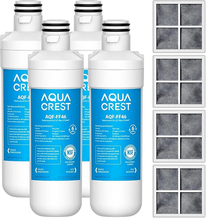 AQUA CREST LT1000PC ADQ747935 Refrigerator Water Filter and Air Filter by AQUACREST