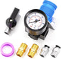 TAILONZ PNEUMATIC 5-in-1 1/4 Inch NPT AR2000 Mini Pressure Regulator Kit by TAILONZPNEUMATIC