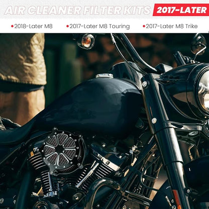 Harley M8 Air Filter, High-Flow Air Filter compatible - Image 5
