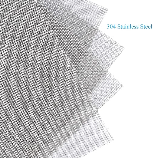 Valchoose 4PACK Stainless Steel Woven Wire Mesh Never Rust, Air Vent Mesh - Image 8