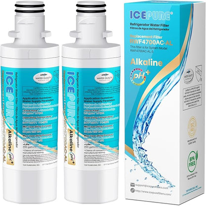 ICEPURE Alkaline LT1000PC Refrigerator Water Filter Replacement by ICEPURE