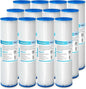 Membrane Solutions 50 Micron Pleated Polyester Sediment Water Filter 10"x2.5" by MembraneSolutions