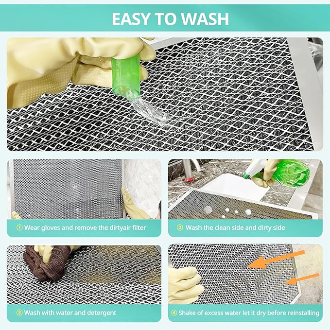 20x30x1 Electrostatic Air Filter, Washable & Reusable Aluminum AC/HVAC Furnace - Image 6