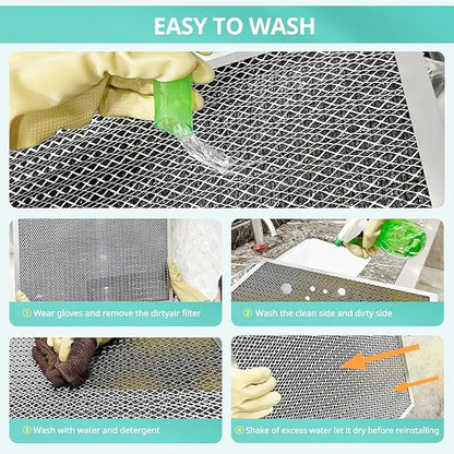 20x30x1 Electrostatic Air Filter, Washable & Reusable Aluminum AC/HVAC Furnace - Image 6