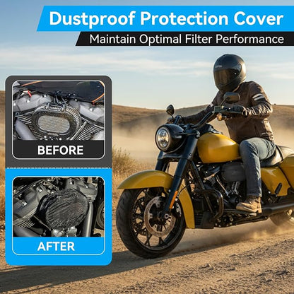Meonum 2 Pack Air Filter Waterproof Rain Sock Covers, Compatible - Image 5