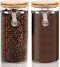 Glass Storage Jars Set Elegant Containers by EQEYBRAND