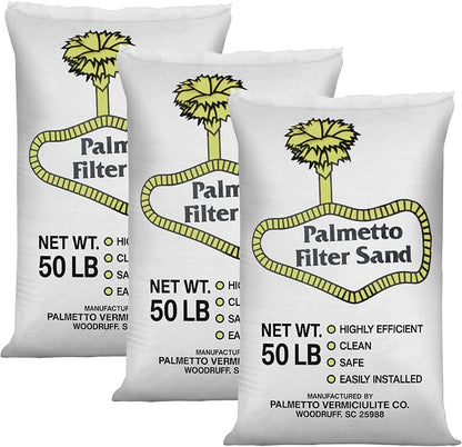 Palmetto 3 Pack Pool Filter Sand, Clean and Clear Water, Natural Sand by Unknown