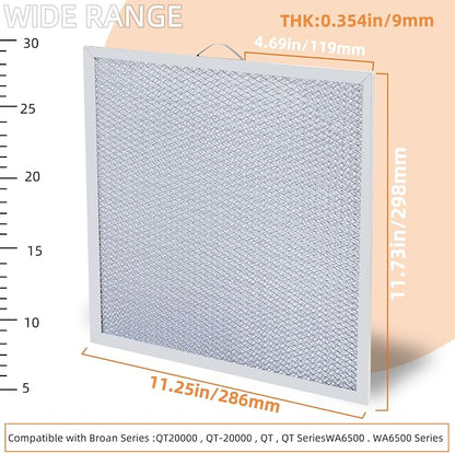 99010316 Range Hood Grease Vent Filter 11 1/4" x 11 3/4" - Image 3