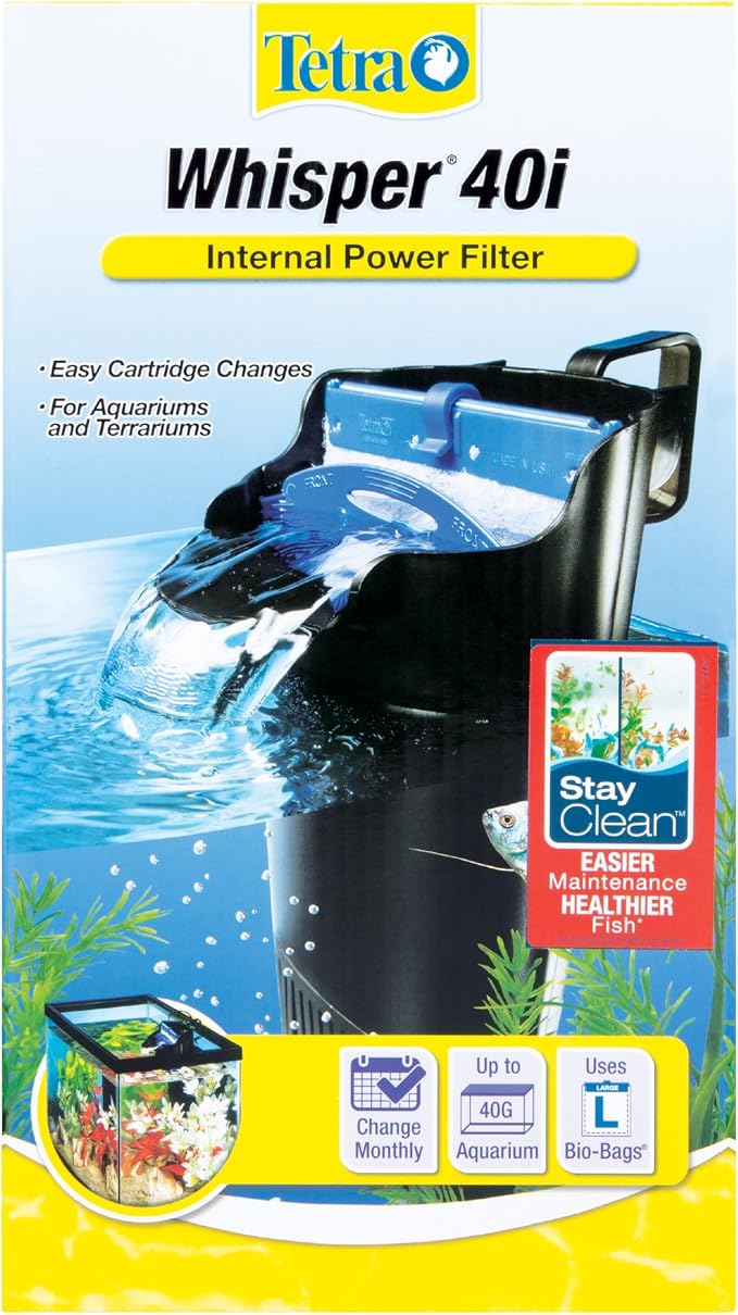 Tetra Whisper Internal Filter 20 To 40 Gallons, by Tetra