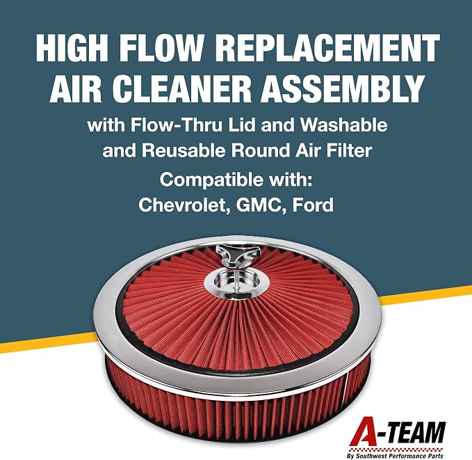 A-Team Performance High-Flow Air Cleaner Assembly - Image 3