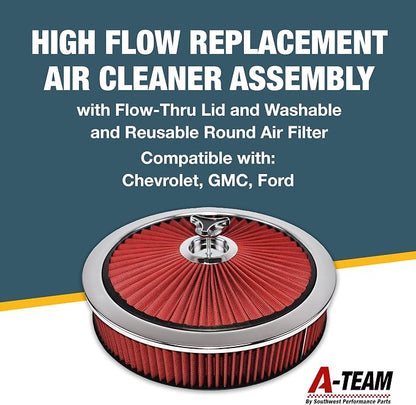 A-Team Performance High-Flow Air Cleaner Assembly - Image 3