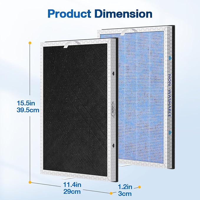 2 PACK MSA3/MSA3S HEPA Replacement Filter Compatible - Image 5