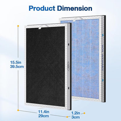 2 PACK MSA3/MSA3S HEPA Replacement Filter Compatible - Image 5