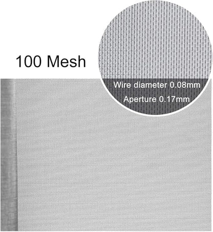 304 Stainless Steel Woven Wire Mesh, 100 Mesh Filter Screen, Heat-Resistant - Image 2
