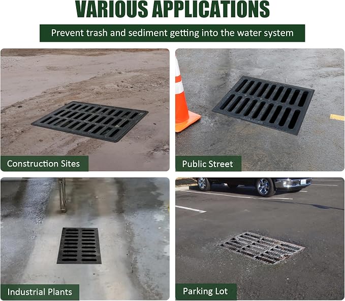 5 Pack PET Storm Drain Filter-47.2x47.2x23.6in Oil & Sediment Guard - Image 5