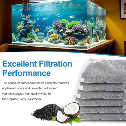 Activated Carbon Inserts for AquaClear 10-30 Gallon Filter, Aquarium Carbon - Image 5