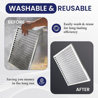 | Merv 8 | Washable & Reusable AC/Furnace Filter | Lifetime HVAC & Furnace Air - Image 2
