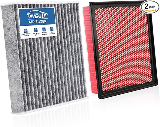 Engine+Cabin Air Filters Kit Fit by RVgolf