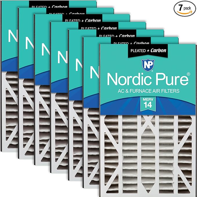 Nordic Pure 16x25x3 MERV 14 Plus Carbon Trion Bear Cub 266649-101 Replacement by NordicPure