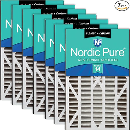 Nordic Pure 16x25x3 MERV 14 Plus Carbon Trion Bear Cub 266649-101 Replacement by NordicPure