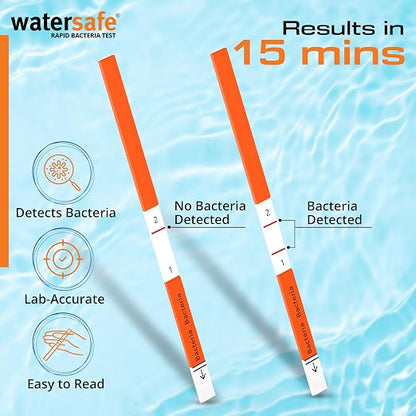 Pool and Spa Rapid Bacteria Test by Watersafe, Test Strips to Detect Down to 1 - Image 5