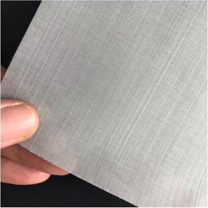 Stainless Steel Fine Screen Mesh 250 Mesh, Woven Metal Filter Cloth, High by FIDSEJEONA