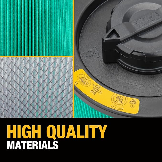 DEWALT Shop Vac Filters, DXVC6914 HEPA Cartridge Filter, Vacuum Filter - Image 5