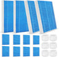 DerBlue 12pcs Wick Replacement Filter and 6pcsTop Fill Humidifier Replacement by HOME