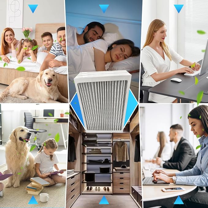 8-Pack 14x 17.5 x 1.75 MERV 13 Dehumidifier Replacement Filter, Compatible - Image 4