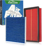 Cabin & Engine Air Filter Combo Fit by Forccord