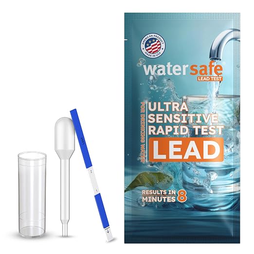 USA-Made – Watersafe® Lead in Drinking Water Test Kit – EPA-Compliant & by Watersafe
