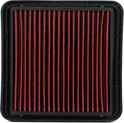 DNA Motoring AFPN-023-RD Clean Air Washable Drop In Panel Air Filter Enhance - Image 4