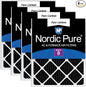 Nordic Pure 16x20x1 Pure Carbon Pleated Odor Reduction Furnace Air Filters 4 by NordicPure