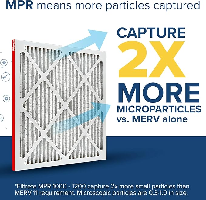Filtrete 16x24x1 AC Furnace Air Filter, MERV 11, MPR 1000, Micro Allergen - Image 4