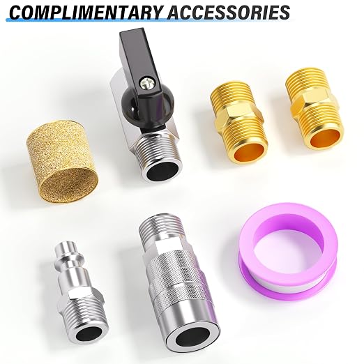 TAILONZ PNEUMATIC 0-150PSI 1/2 Inch NPT Aluminum Alloy Compressed Air - Image 4