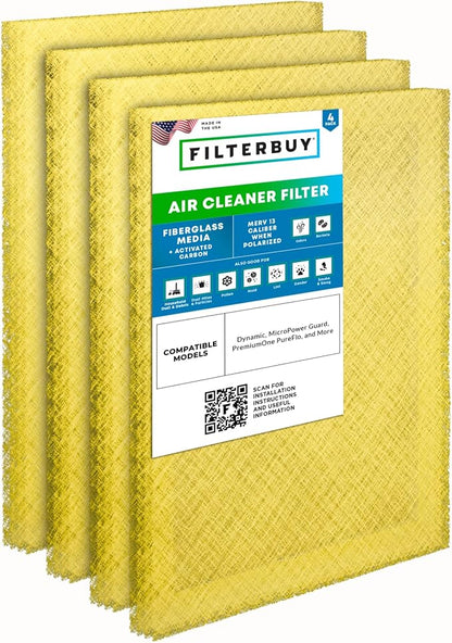Filterbuy 18x20 Air Cleaner Filter Replacement Pads by Filterbuy