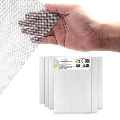6-Pack Wire Mesh Screen 12×8 Inch – 20 Mesh Stainless Steel Durable, Smooth by Californistan