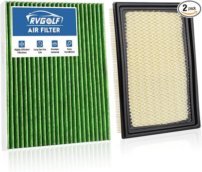 Engine+Cabin Air Filters Kit Fit by RVgolf