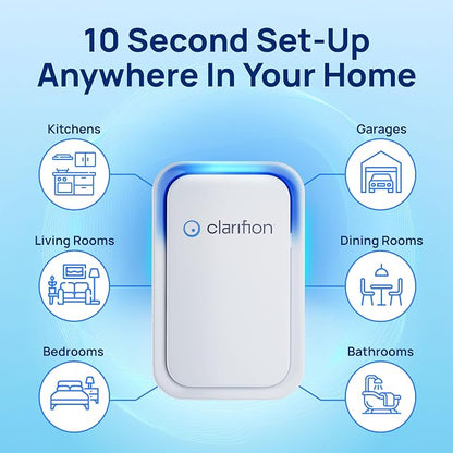 Clarifion - Air Ionizers for Home, Negative Ion Filtration System, Quiet Air - Image 5