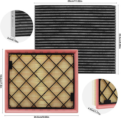 Comb Engine Cabin Air Filter for Lincoln Mkz 2020 2019 2018 2017 2016 2015 2014 - Image 2
