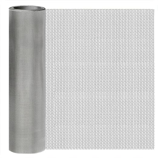 Stainless Steel Mesh Screen 10Mesh 304, 15.7" x 47.2" Metal Mesh Screen by welcometoyagjia