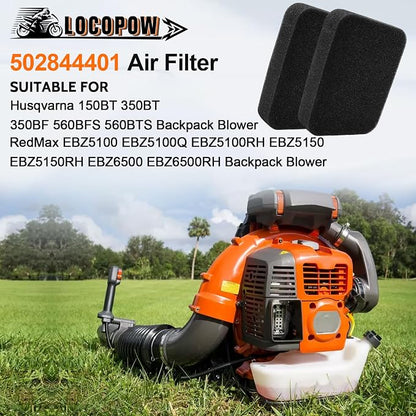 LOCOPOW 502844401 Air Filter for Husqvarna 150BT 350BT 350BF 560BTS 560BFS - Image 3