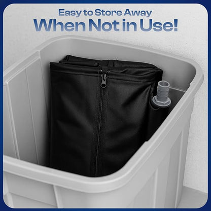 Collapsible Rain Barrel, Portable Rain Water Collection System Kit, 53 Gallon – - Image 7