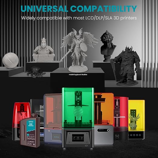 SUNLU Flexible 3D Printer Resin 2KG, 66A 3D Printing Resin - Image 8