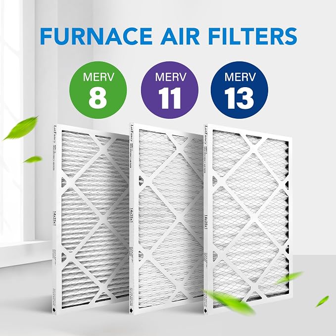 LotFancy 14x25x1 Air Filter MERV 11 6-Pack, Electrostatic Pleated AC Furnace - Image 8
