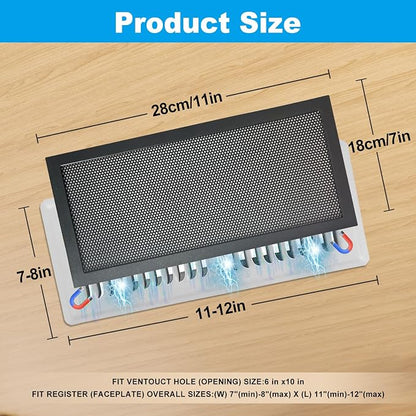 4-Pack 7"x11" Powerful Magnetic Vent Covers - Image 2