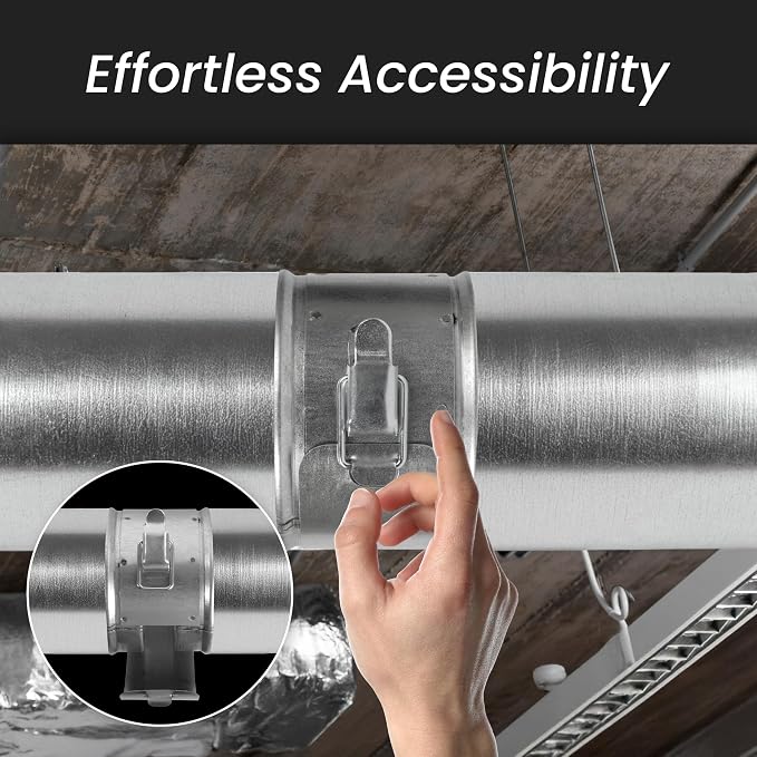 8" Inch Inline Round Duct Filter - Image 4