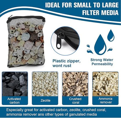 10Pcs Media Bags for Aquarium Fine Mesh Bag Aquarium Filter Media Bags - Image 4